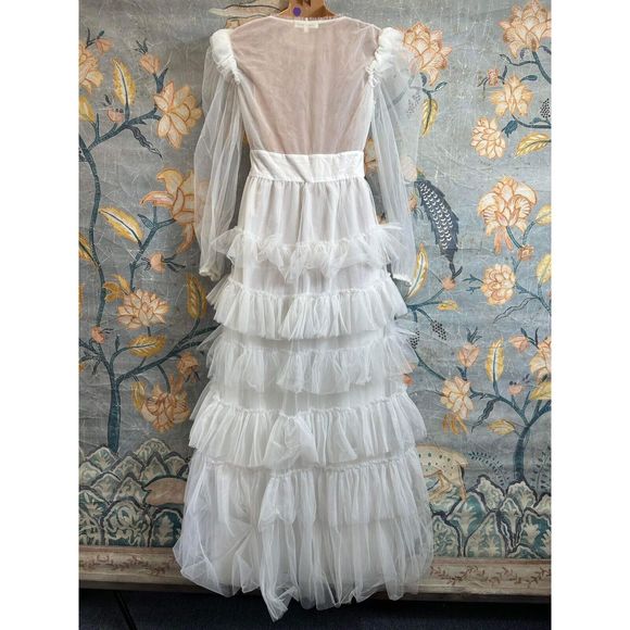 Free People LoveShackFancy Francoise Gown - Picture 10 of 12